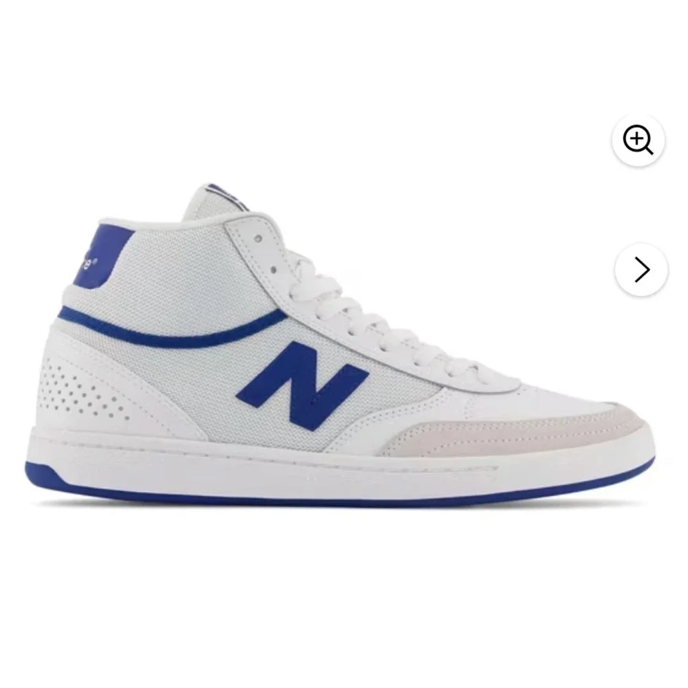 New Balance Numeric 440 High White Royal Blue Skate Shoes NM440HLO Men 6.5 Wmn 8